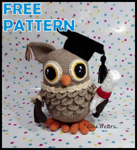 Amigurumi Wisdom The Graduation Owl Free Crochet Pattern – Amigurumi